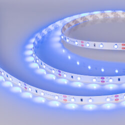 Светодиодная лента RT-А60-8mm 12V Blue (4.8 W/m, IP20, 2835, 5m) (Arlight, 4.8 Вт/м, IP20) 010523(3)