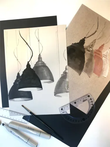 Подвесной светильник Bellevue E27х1 60Вт (Черный) - фото 10