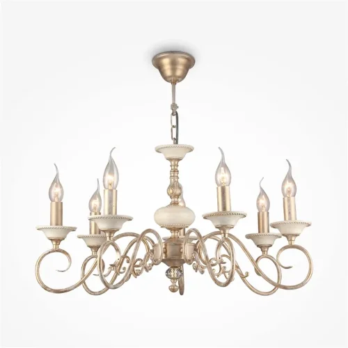 Люстра Perla E14х7 (Кремовый с Золотом) - фото