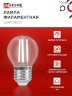 Лампа светодиодная LED-ШАР-deco 7Вт 230В Е27 4000К 810Лм прозрачная IN HOME - Фото 5