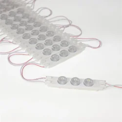 Светодиодный модуль 3030-3 MOD91 (2W, 220V, 45x15°, cool white, IP65)