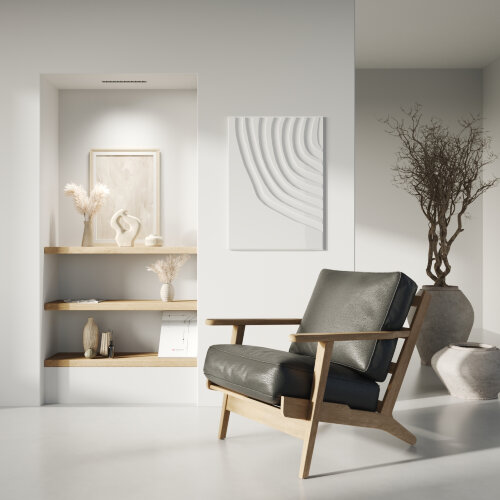 DK2532-WB Встраиваемый светильник SPACE со светодиодом под шпатлевку L240mm 220V 20W 38° 4000К IP20 белый/черный алюминий. Фото 8