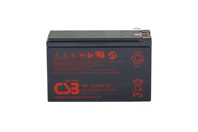 Аккумулятор 12В 9А.ч CSB HR1234W F2 CSB - фото