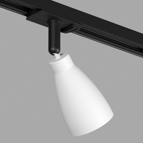 DK6050-BW+BK Трековый светильник IP 20, 15 Вт, GU10, черный с белым, алюминий, пластик. Фото 3