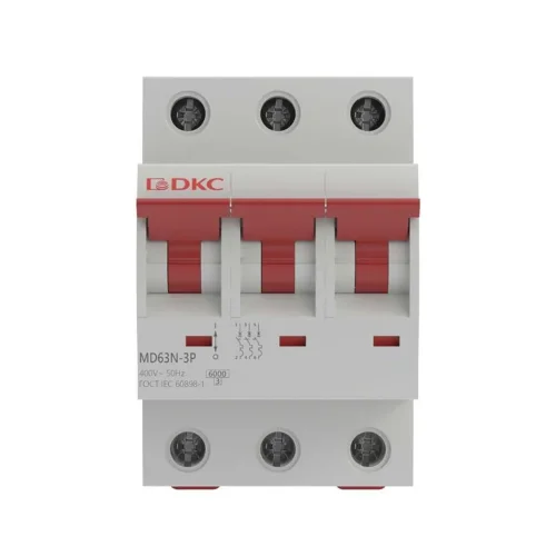 Выключатель автоматический модульный 3п C 32А 6кА MD63N YON MD63N-3PC32 - фото 2