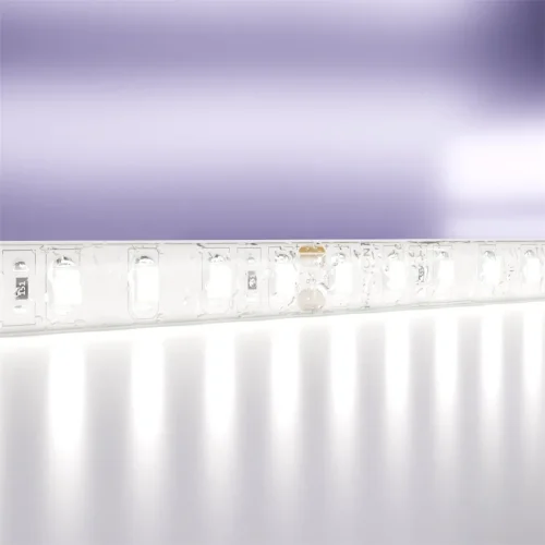 Светодиодная лента 24В 2835 9,6Вт/м 6000K 5м IP65 (Белый) 10147 - фото