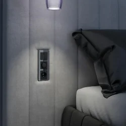 Рамка из стекла на 3 поста Elite графит W0032440