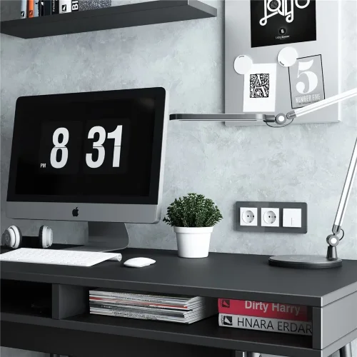 Рамка из стекла на 3 поста Elite графит W0032440 - фото 6