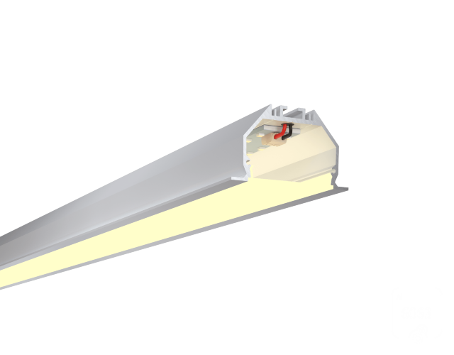 Линейный светильник LINE4932П (Anod/500mm/LT70 — 3K/17W) - фото 1