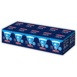 LED-JCDR-10W-NW-GU5.3-NR Набор из 10штук Лампа светодиодная, Форма JCDR, матовая, Серия Norma, Белый свет 4000K, Картон