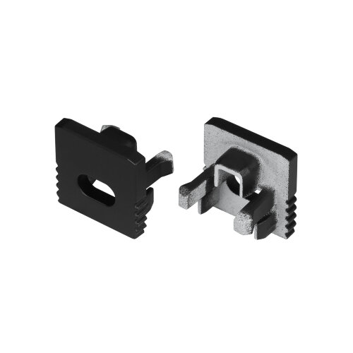 Заглушка SL-MINI-10 BLACK с отверстием (Arlight, Пластик) - фото 1