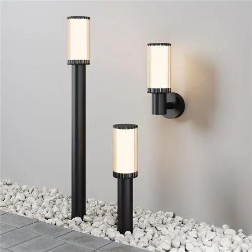 Настенный светильник Rib E27x1 23Вт IP 65 (Черный) - фото 6