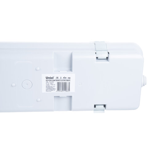 ULY-K70A 40W-4000K-L126 IP65 WHITE Светильник светодиодный промышленный, Белый свет 4000К, 4360Лм, 1260X150x100мм, Корпус белый, TM Uniel - фото 4