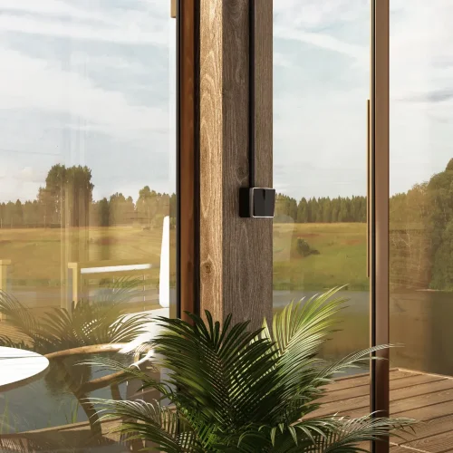 Выключатель двухклавишный влагозащищенный Gallant черный/хром W5020235 - фото 3