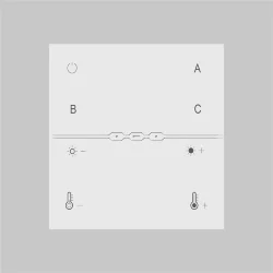 Беспроводная панель управления ZIGBEE DRC035-Z-8-W