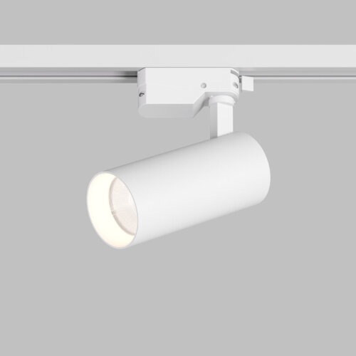DK6451-WH Трековый светильник SOLID KOPER, 135мм, d60, 220V, LED 3000K, 15W, IP20, белый, алюминий. Фото 4