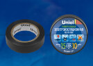 UIT-135P 10/15/01 BLK Изоляционная лента Uniel 10м, 15мм, 0,135мм, 1шт, цвет Черный - фото