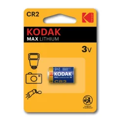 Элемент питания литиевый CR2 3В MAX Lithium (блист. 1шт) KODAK Б0014848