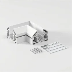 Slim Magnetic Коннектор угловой внутренний для шинопровода в натяжной потолок белый 85204/00 85205/00 (072620)