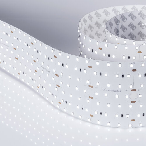 Светодиодная лента S2-2500 24V White 6000K 85mm (2835, 560 LED/m, LUX) (Arlight, 40 Вт/м, IP20) 023408 - фото