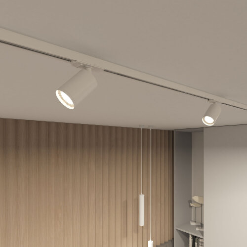 DK6201-WH Трековый светильник IP 20, 15 Вт, GU5.3, белый, алюминий. Фото 8