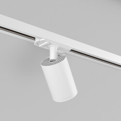 Трековый светильник IP 20, 15 Вт, GU5.3, белый, алюминий, Denkirs DK6201-WH