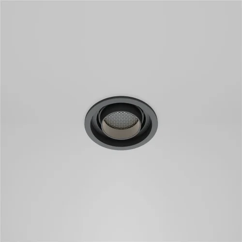 Встраиваемый светильник Atom GU10 10Вт (Черный) - фото 3