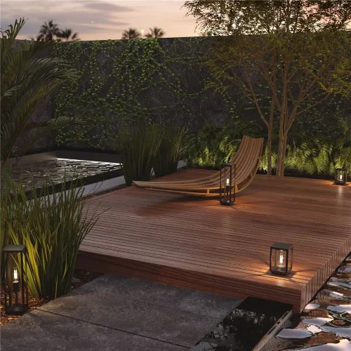 Ландшафтный светильник Cell E27x1 15Вт IP 54 (Графит) - фото 17