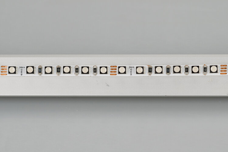 Светодиодная лента MINI-120-24V RGB 5mm (3535, 5m, LUX) (Arlight, 8 Вт/м, IP20) - фото 3