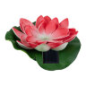 USL-S-826-PT060 RED WATERLILY Садовый светильник на солнечной батарее Красная кувшинка, Плавающий, 1 светодиода, Теплый белый свет, 1xААA Ni-Mh аккумулятор в-к, IP44, TM Uniel - фото 3