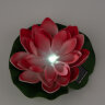 USL-S-826-PT060 RED WATERLILY Садовый светильник на солнечной батарее Красная кувшинка, Плавающий, 1 светодиода, Теплый белый свет, 1xААA Ni-Mh аккумулятор в-к, IP44, TM Uniel - фото 5