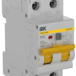 Выключатель автоматический дифференциального тока C 16А 30мА тип A АВДТ32EM KARAT IEK KA-VD14-1-016-C-030-A
