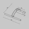Подсветка Финелли / Finelli 3000К 12Вт (Латунь) MIR004WL-L12BZ - фото 3