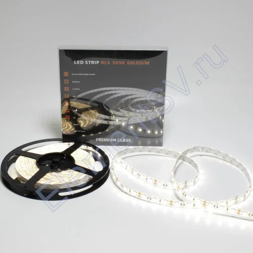 Светодиодная лента Class Premium, 5050, 60 led/m, Day White, 12V, IP65, А19 - фото.