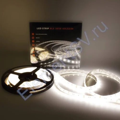 Светодиодная лента Class Premium, 5050, 60 led/m, Day White, 12V, IP65, А19 - фото 2.