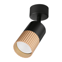 Светильник WOLTA WSL-GU10/S18BG под лампу GU10 Черный / золотой DUO