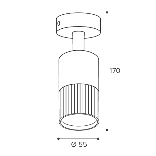 Светильник WOLTA WSL-GU10/S18BG под лампу GU10 Черный / золотой DUO - фото 2.