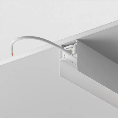 Шинопровод 1м Gravity накладной/подвесной белый (Белый) - фото 4