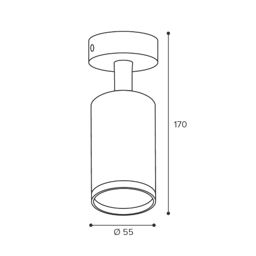 Светильник WOLTA WSL-GU10/S14W под лампу GU10 Белый AQUA - фото 2.