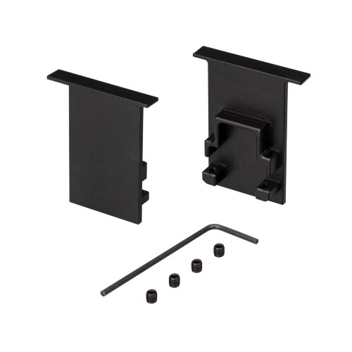 Заглушка SL-COMFORT-2542-F BLACK глухая (Arlight, Металл) - фото 1