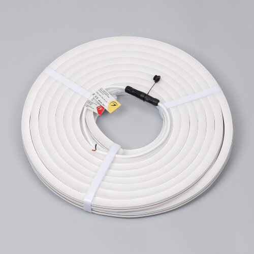 Светодиодная лента герметичная MOONLIGHT-SIDE-X280-16x16mm 24V Warm3500(10 W/m, IP67, 15m, wire x1) (Arlight, Вывод боковой, 5 лет) - фото 2