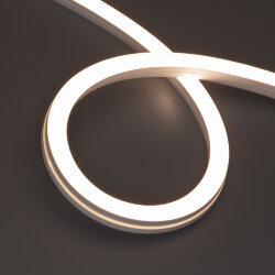 Светодиодная лента герметичная MOONLIGHT-SIDE-Х280-16х16mm 24V Warm3500 (10 W/m, IP67, 15m, wire х1) (Arlight, Вывод боковой, 5 лет) 044245