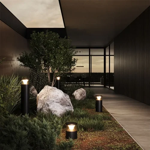 Ландшафтный светильник Pyro 3000К 21Вт IP 65 (Черный) - фото 2