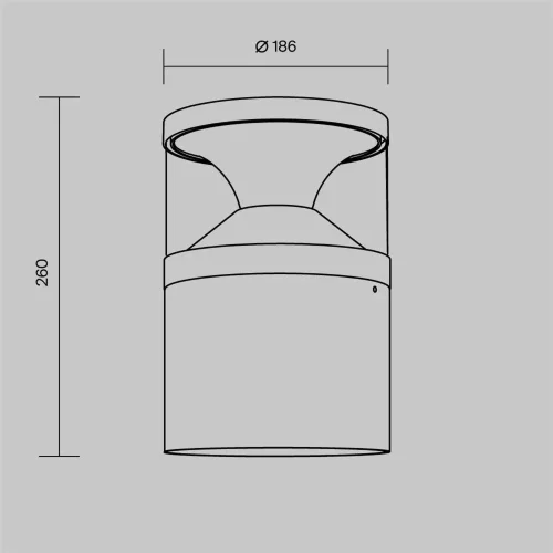 Ландшафтный светильник Pyro 3000К 21Вт IP 65 (Черный) - фото 9