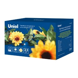 USL-S-138-PT2300 SUNFLOWERS Садовая гирлянда на солнечной батарее Подсолнухи, 24 светодиода, Теплый белый свет, 1xАА Ni-Mh аккумулятор в-к, IP44, TM Uniel