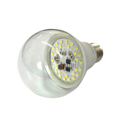 LED-A60-10W-SPFR-E27-CL PLP01WH Лампа светодиодная для растений, Форма A, прозрачная колба - фото 3