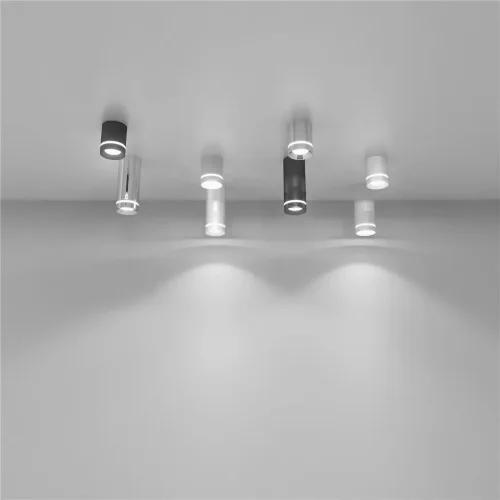 Накладной точечный светильник DLR021 9W 4200K черный матовый - фото 4