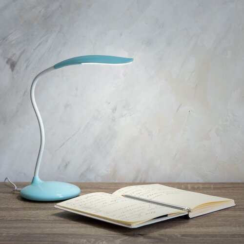 TLD-558 Blue-LED-280Lm-5000K-Dimmer Светильник настольный, 3W, Сенсорный выключатель, Голубой - фото 14