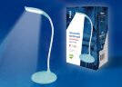 TLD-558 Blue/LED/280Lm/5000K/Dimmer Светильник настольный, 3W. Сенсорный выключатель. Голубой. ТМ Uniel - фото
