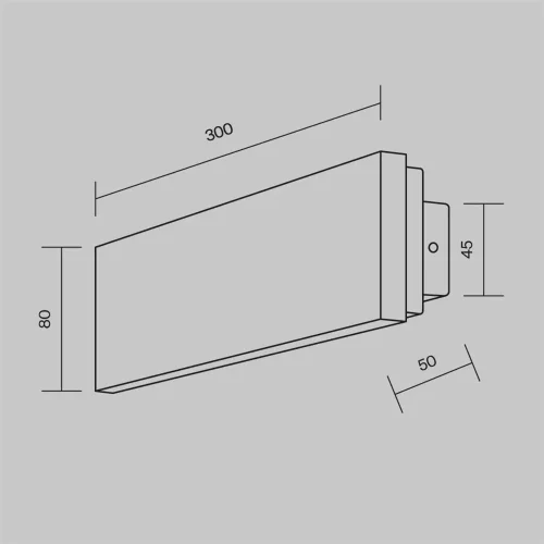 Настенный светильник (бра) Basic Texture 2700-4000К 8Вт (Черный) - фото 7